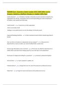 RAD400 Exam &vert;Questions &lpar;Latest Update 2025&vert;2026&rpar; With Correct Answers &vert;Solutions &vert;Verified &vert;Already A&plus; Graded &lpar;100&percnt; Pass&rpar;