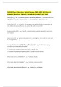 RAD400 Exam &vert;Questions &lpar;Latest Update 2025&vert;2026&rpar; With Correct Answers &vert;Solutions &vert;Verified &vert;Already A&plus; Graded &lpar;100&percnt; Pass&rpar;