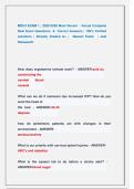 MDC4 EXAM 1 &comma; 2025-2026 Most Recent  &sol; Actual Complete  Real Exam Questions  &  Correct Answers &vert; 100&percnt; Verified  solutions &vert; Already Graded A&plus; &vert;  Newest Exam  &vert; Just  Released&excl;&excl; 