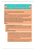 NURS 5433 Final Test Study Guide 2025&sol;2026 Accurate  Questions and Verified Correct Solutions with  Rationales &vert;&vert; 100&percnt; Guaranteed Pass <Latest Version>