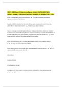 SCMT 3643 Exam 2&vert;Questions &lpar;Latest Update 2025&vert;2026&rpar; With Correct Answers &vert;Solutions &vert;Verified &vert;Already A&plus; Graded &lpar;100&percnt; Pass&rpar;