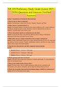 NR 228 Proficiency Study Guide &lpar;Latest 2025&ndash; 2026&rpar; Questions and Answers &lpar;Verified  Answers&rpar;