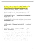 SK1 SWE Exam &vert;Questions &lpar;Latest Update 2025&vert;2026&rpar; With Correct Answers &vert;Solutions &vert;Verified &vert;Already A&plus; Graded &lpar;100&percnt; Pass&rpar;