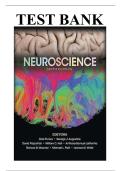 Neuroscience 6th Edition Test Bank by Purves &ndash; Complete Guide A &lpar;Chapters 1&ndash;34&rpar;