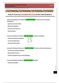 NUR 327 Final Exam &lpar;CHAMBERLAIN COLLEGE&rpar; 2025-2026 GRADED A&plus;