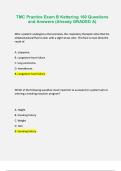 TMC Practice Exam B Kettering 160 Que