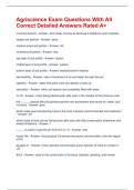 Agriscience Exam Questions With All Correct Detailed Answers Rated A&plus;
