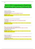 NACC PSW Comprehensive Final Exam  Preparation and Practice Workbook 2025 