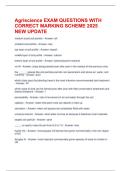 Agriscience EXAM QUESTIONS WITH CORRECT MARKING SCHEME 2025 NEW UPDATE