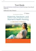 Test Bank for Maternity Newborn and Women&rsquo;s Health Nursing&period; A Case-Based Approach 2nd Edition by O&rsquo;Meara&period; Latest Edition 2025-2026