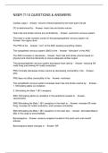 NSER 7110 QUESTIONS & ANSWERS