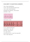 ECG-s NSER 7110 QUESTIONS & ANSWERS