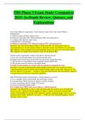 TBS Phase 3 Exam Study Companion  2025&colon; In-Depth Review&comma; Quizzes&comma; and Explanations 