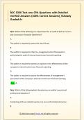 ACC 5330 Test one CPA Questions with Detailed Verified Answers &lpar;100&percnt; Correct Answers&rpar; &sol;Already Graded A&plus;