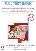 ADVANCED PRACTICE NURSING IN THE CARE OF OLDER ADULTS 2ND EDITION BY LAURIE KENNEDY-MALONE&semi; LORI MARTINPLANK&semi; EVELYN G&period; DUFFY PRINTED PDF I ORIGINAL DIRECTLY FROM THE PUBLISHER I 1OO&percnt; VERIFIED ANSWERS I DOWNLOAD IMMEDIATELY AFTER THE ORDER