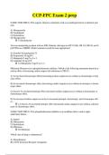 CCP-FPC Exam 2 prep questions and answers&period;