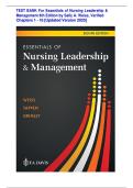 TEST BANK For Essentials of Nursing Leadership & Management 8th Edition by Sally A&period; Weiss&comma; Verified Chapters 1 - 16 &lbrack;Updated Version 2025&rsqb;