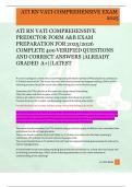 ATI RN VATI COMPREHENSIVE EXAM 2025