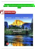 Solution Manual for Auditing & Assurance Services A Systematic &Tab;  Approach 12th Edition by William Messier Jr&comma; Steven Glover&comma; Douglas &Tab;  Prawit