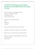 &lpar;CNJNE IV&rpar; IV Therapy Course Exam Test Questions Correct Verified Answers New Update &lpar;A&plus; Pass&rpar;