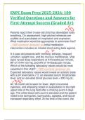 ENPC Exam Prep 2025-2026&colon; 100  Verified Questions and Answers for  First-Attempt Success &lpar;Graded A&plus;&rpar; 