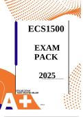 ECS1500 EXAM PACK 2025