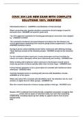 COUC 504 LUO NEW EXAM WITH COMPLETE SOLUTIONS 100&percnt; VERIFIED&excl;&excl;
