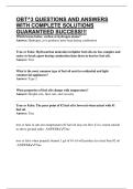 OBT&Hat;3 QUESTIONS AND ANSWERS WITH COMPLETE SOLUTIONS GUARANTEED SUCCESS&excl;&excl;&excl; 