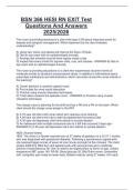 BSN 366 HESI RN EXIT Test  Questions And Answers  2025&sol;2026 