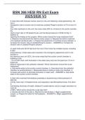 BSN 366 HESI RN Exit Exam  2025&sol;2026 V3 