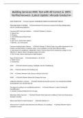 Building Services HVAC Test with All Correct & 100&percnt; Verified Answers &vert;Latest Update&vert; Already Graded A&plus;