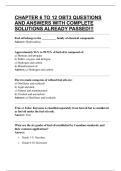 CHAPTER 6 TO 12 OBT3 QUESTIONS AND ANSWERS WITH COMPLETE SOLUTIONS ALREADY PASSED&excl;&excl;&excl;