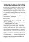 HVAC Contractor Exam Test 7 With All Correct & 100&percnt; Verified Answers &vert;Latest Update&vert; Already Graded A&plus;