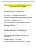 HVAC Exam with All Correct & 100&percnt; Verified Answers &vert;Latest Update&vert; Guaranteed to Pass