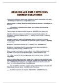 COUC 504 LUO QUIZ 1 WITH 100&percnt; CORRECT SOLUTIONS&excl;&excl;