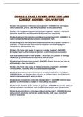 COMM 212 EXAM 1 REVIEW QUESTIONS AND CORRECT ANSWERS 100&percnt; VERIFIED&excl;&excl;