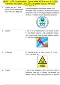 HVAC - EPA Certification Exam with All Correct & 100&percnt; Verified Answers &vert;Actual Complete Exam&vert; Already Graded A&plus;