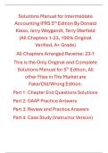 Solutions Manual Intermediate Accounting IFRS 5th Edition By Donald Kieso&comma; Jerry Weygandt&comma; Terry Warfield