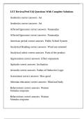 LET Review&lpar;Prof Ed&rpar; Questions With Complete Solutions