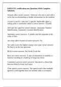 IAED ETC certification test Questions With Complete Solutions