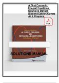 Complete Solutions Manual for A First Course In Integral Equations &lpar;Second Edition&rpar; &vert; Covers All 8 Chapters &vert; ISBN&colon;978-9814675154
