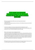 D115 master set-Advanced Pathophysiology for the Advanced Practice Nurse with correct answers 2025>2026