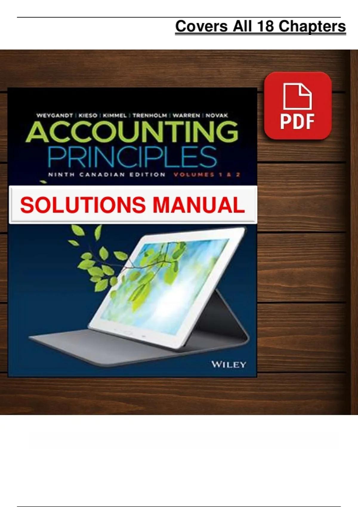 Solution Manual for Accounting Principles Volume 1 & Volume 2, 9th ...