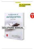 Solution Manual &ndash; Fundamentals of Aerodynamics &lpar;7th Edition&rpar; by John D&period; Anderson &vert; Complete Solved Problems PDF
