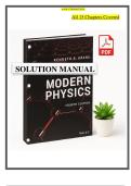 Solution Manual &ndash; Modern Physics &lpar;4th Edition&rpar; by Kenneth S&period; Krane &vert; Complete Solved Problems PDF