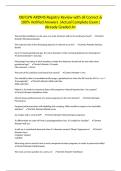 OB&sol;GYN ARDMS Registry Review with all Correct & 100&percnt; Verified Answers &vert;Actual Complete Exam&vert; Already Graded A&plus;