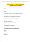 BISC 101 EXAM QUESTIONS WITH COMPLETE SOLUTIONS