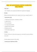 BISC 101 QUESTIONS WITH COMPLETE SOLUTIONS&period;