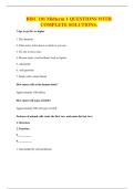 BISC 101 Midterm 1 QUESTIONS WITH COMPLETE SOLUTIONS