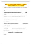 BIO 139 Heredity Study Guide-QUESTIONS WITH COMPLETE SOLUTIONS